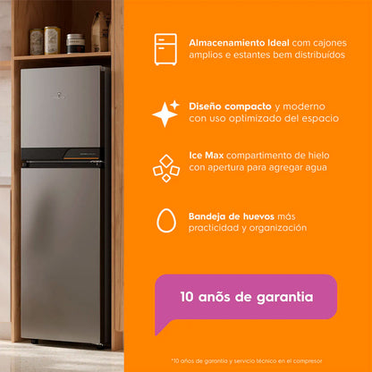 Refrigerador No Frost Top Freezer Inverter Altus 1200IS 190 Lts.