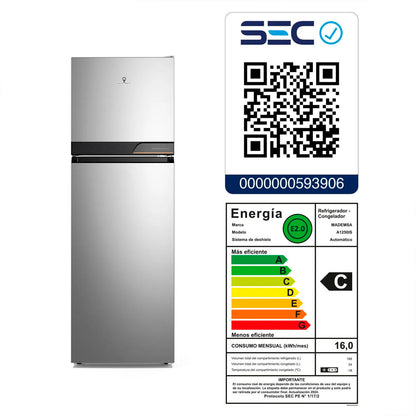 Refrigerador No Frost Top Freezer Inverter Altus 1250IS 242Lts.