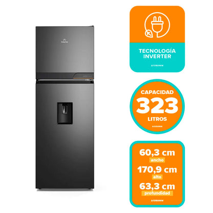 Refrigerador No Frost Top Freezer Inverter Altus 1350INW 323 Lts.