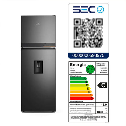 Refrigerador No Frost Top Freezer Inverter Altus 1350INW 323 Lts.