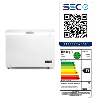Congelador Horizontal Dual Inverter Frío Directo M300DI 308 Litros