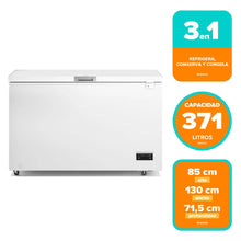Congelador Horizontal Dual Inverter Frío Directo M400DI 371 Litros