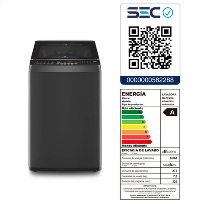 Lavadora Automática Carga Superior 21 Kg MDWMT21O Onix