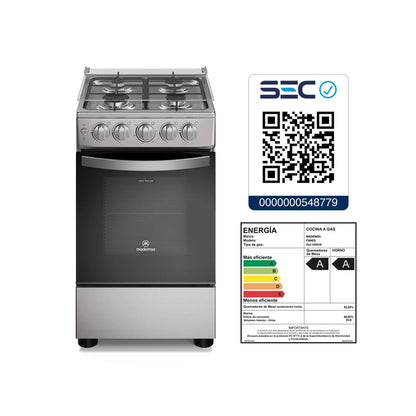 Cocina a gas FM4ES Silver