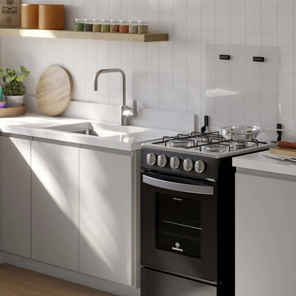 Cocina a gas FM4LP Negra