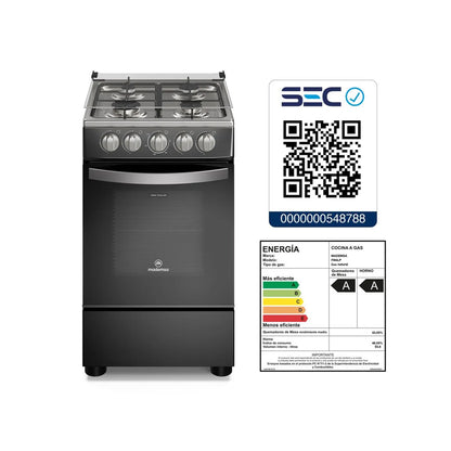Cocina a gas FM4LP Negra