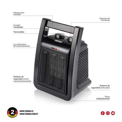 Termoventilador Cerámico TH-CH38
