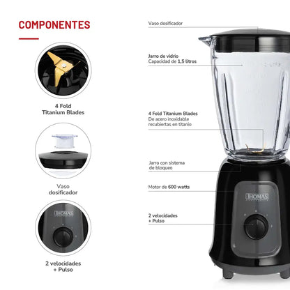 Licuadora 1,5 Lts TH-330V