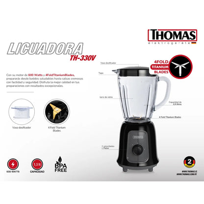 Licuadora 1,5 Lts TH-330V