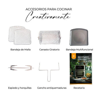 Freidora de Aire Max Edition 12L Kitchen-It