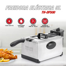 Freidora eléctrica 5lts TH-DF500