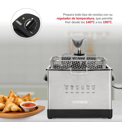 Freidora eléctrica 5lts TH-DF500