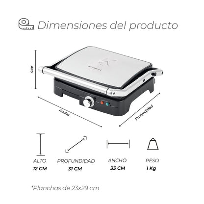 Plancha Panini Pro Max XL Kitchen-It