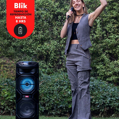 Parlante Bluetooth Karaoke Blik-Wavemax1