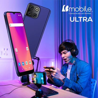 Celular Bmobile Ultra 4G 128GB 4+3 RAM
