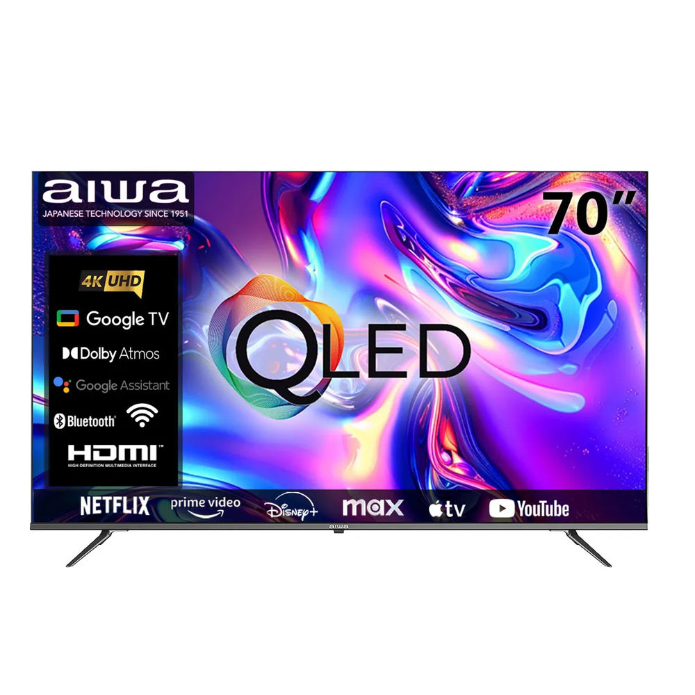 Led Smart Tv Aiwa 70'' 4k Ultra HD QLed Google Tv AW-70B4QFG