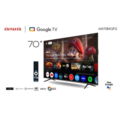 Led Smart Tv Aiwa 70'' 4k Ultra HD QLed Google Tv AW-70B4QFG