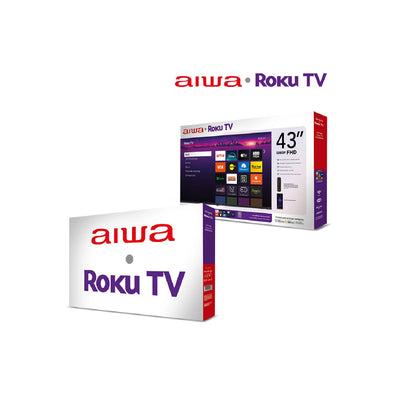 Led Smart TV Aiwa 43" AW43RKQ Roku