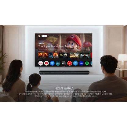 Led Smart TV Aiwa 58'' 4k Ultra Hd QLed Google Tv AW-58B2Q