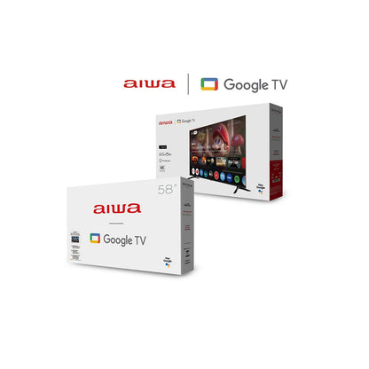 Led Smart TV Aiwa 58'' 4k Ultra Hd QLed Google Tv AW-58B2Q