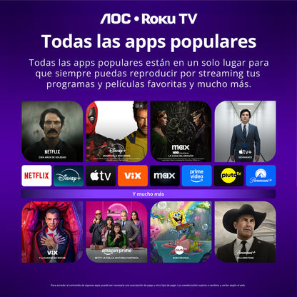 Led Smart TV 43 AOC Full HD 43S5155