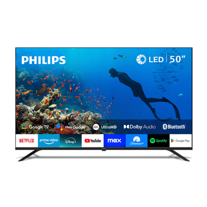 Led Smart TV 50" PUD7019 4K Ultra HD Philips
