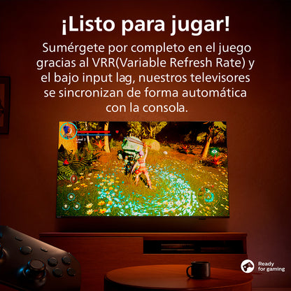 Led Smart TV 50" PUD7019 4K Ultra HD Philips