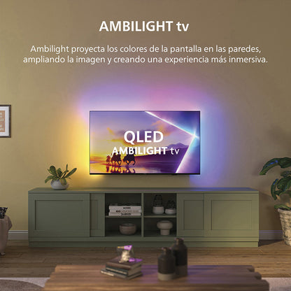 Led Smart TV Philips QLED 4K Ultra HD 50” Ambilight 50PUD8250