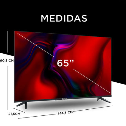 Led Smart TV 65 " Ultra HD 4K Google TV C65V1UG