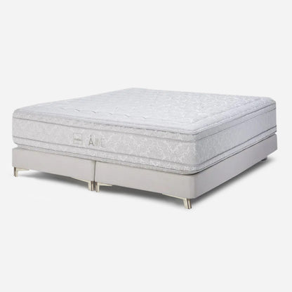 Box Spring Âme Gray II 2 Plazas 150 x 200 cm