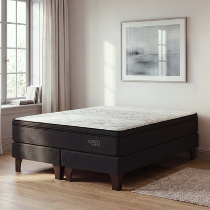 Cama Europea Tempo 150 X 200 Base Dividida