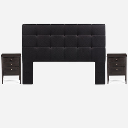 Cama Europea Tempo 180 X 200 Issey Grafito
