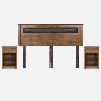 Cama Europea New Style 6 KING + Mueble Ferrara