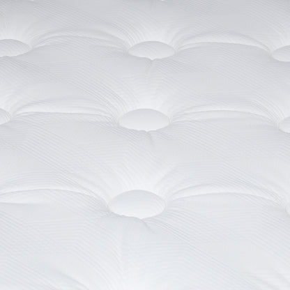 Cama Europea New Style 6 2 Plazas Base Dividida + Respaldo 2 Veladores
