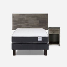 Cama Europea Wave 1,5 Plazas Tabor Grafito