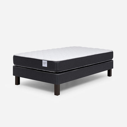 Cama Europea Wave 1,5 Plazas Tabor Grafito