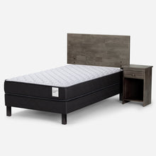 Cama Europea Wave 1,5 Plazas Tabor Grafito