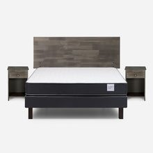 Cama Europea Wave 2 Plazas Tabor Grafito