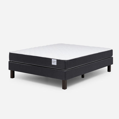 Cama Europea Wave 2 Plazas Tabor Grafito