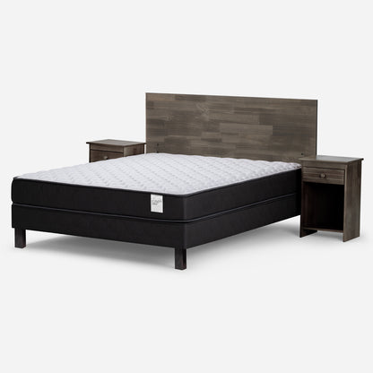 Cama Europea Wave 2 Plazas Tabor Grafito