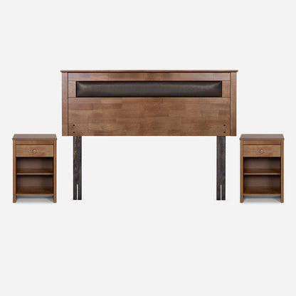 Cama Europea New Style 4 Plus 2 Plazas Base Divida + Muebles Ferrara