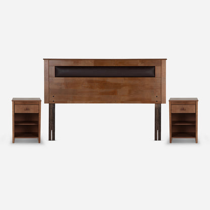 Cama Europea New Style 4 Plus 2 Plazas Base Divida + Muebles Ferrara