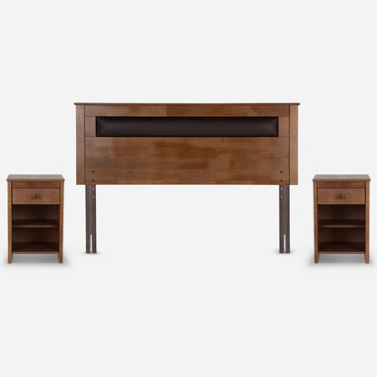 Cama Europea New Ergo T 2 Plazas Base Divida + Muebles Ferrara
