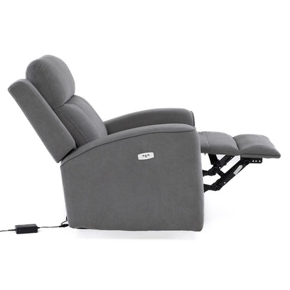 Bergere Reclinable Eléctrico Montana Gris