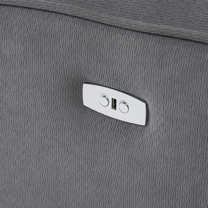 Bergere Reclinable Eléctrico Montana Gris