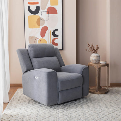 Bergere Reclinable Eléctrico Montana Gris