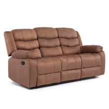 Sofá Reclinable 3 cuerpos - Tradicional Norman Elephant Café