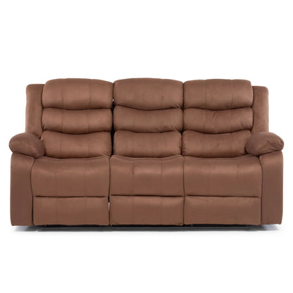 Sofá Reclinable 3 cuerpos - Tradicional Norman Elephant Café