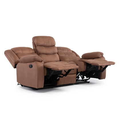 Sofá Reclinable 3 cuerpos - Tradicional Norman Elephant Café