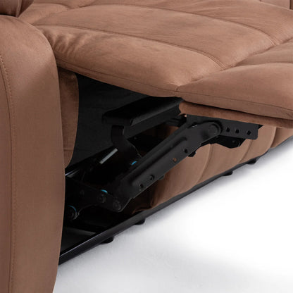 Sofá Reclinable 3 cuerpos - Tradicional Norman Elephant Café